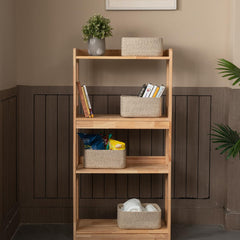 OIASKET mini woven rope bin for towels showcasing durable cotton craftsmanship.