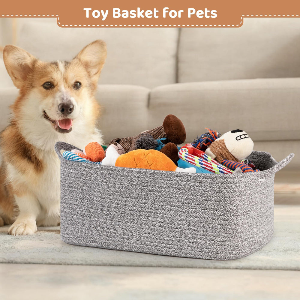 OIASKET multiuse storage basket used as toy organizer