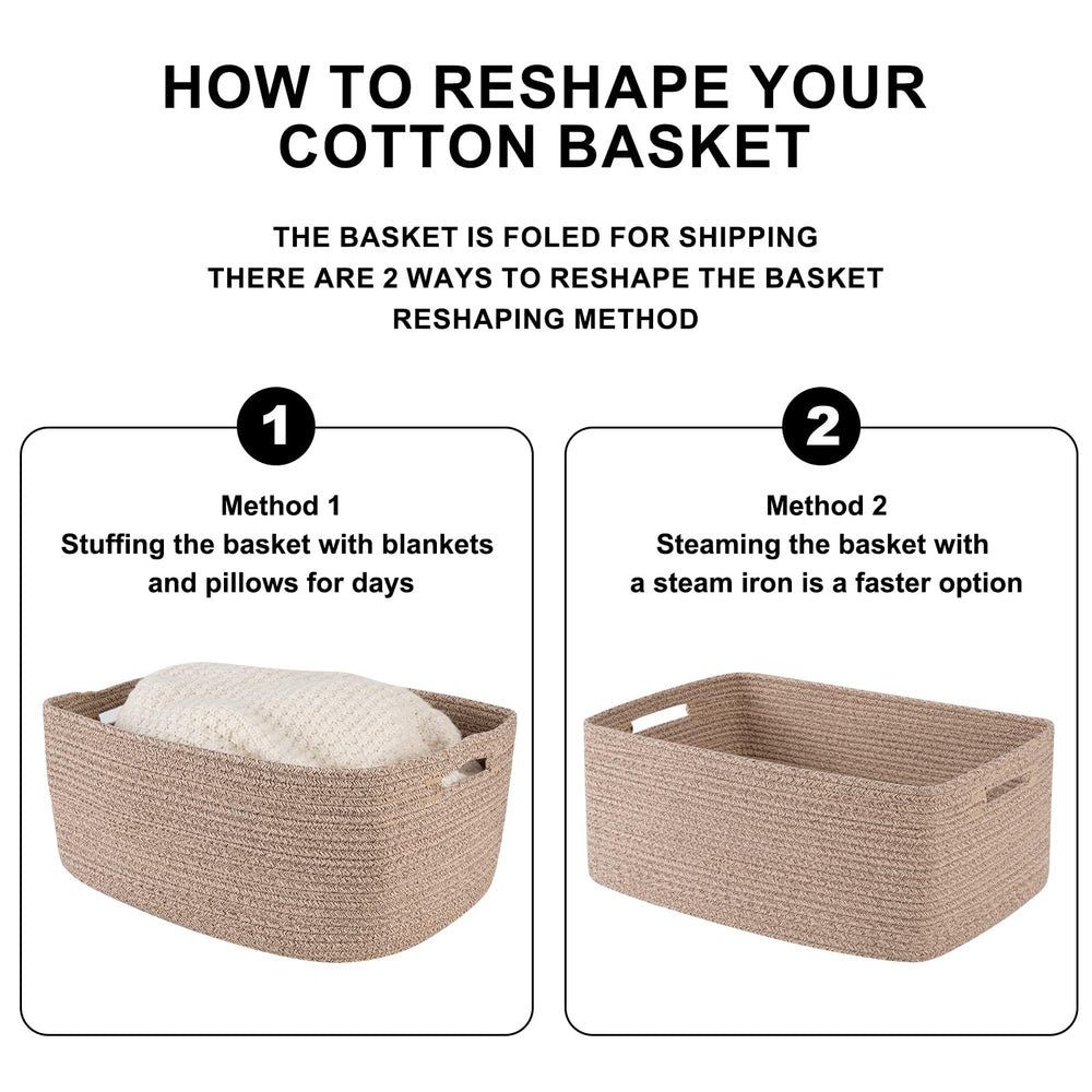 OIASKET nursery storage basket suitable for everyday essentials.
