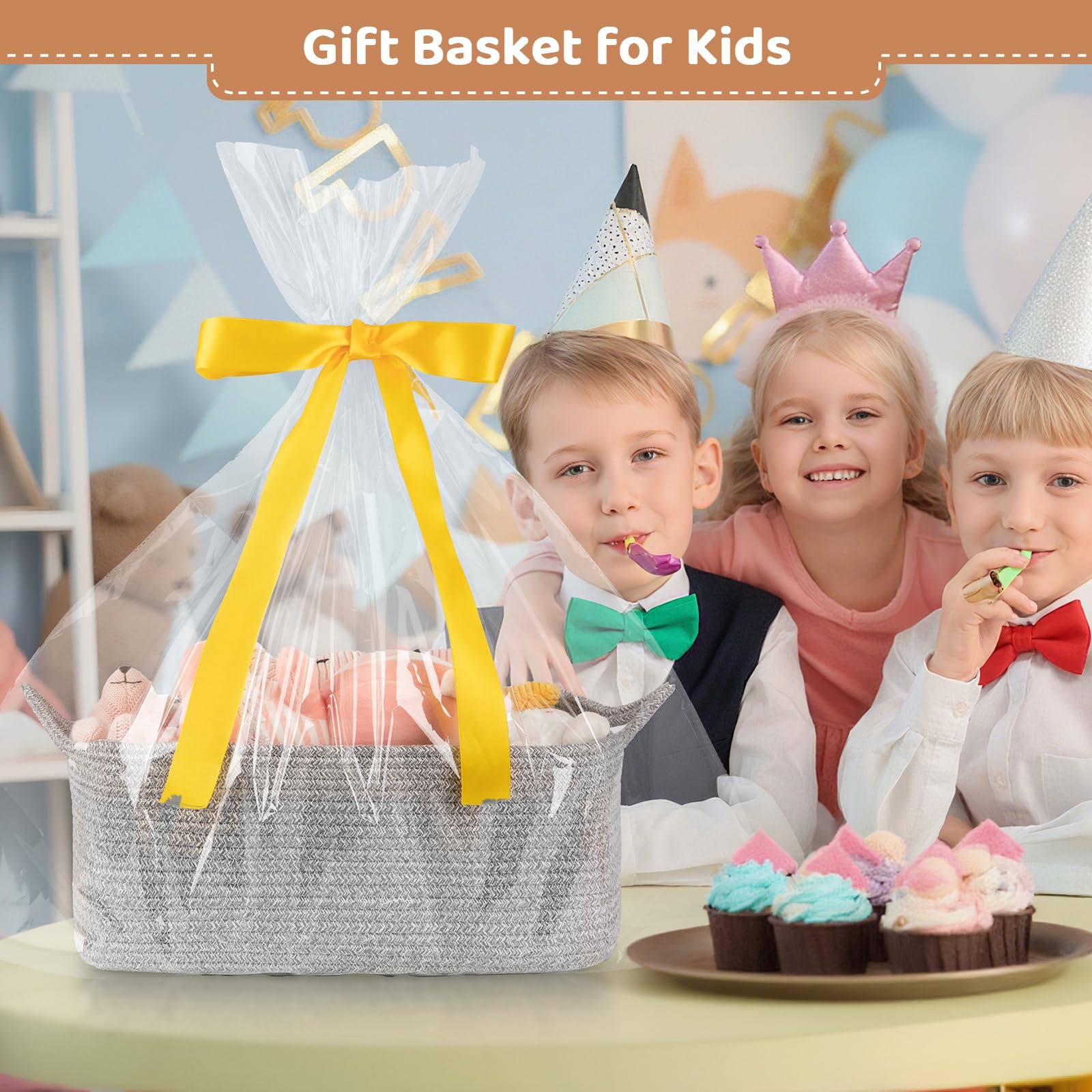 OIASKET soft 100 percent cotton rope material for gentle use