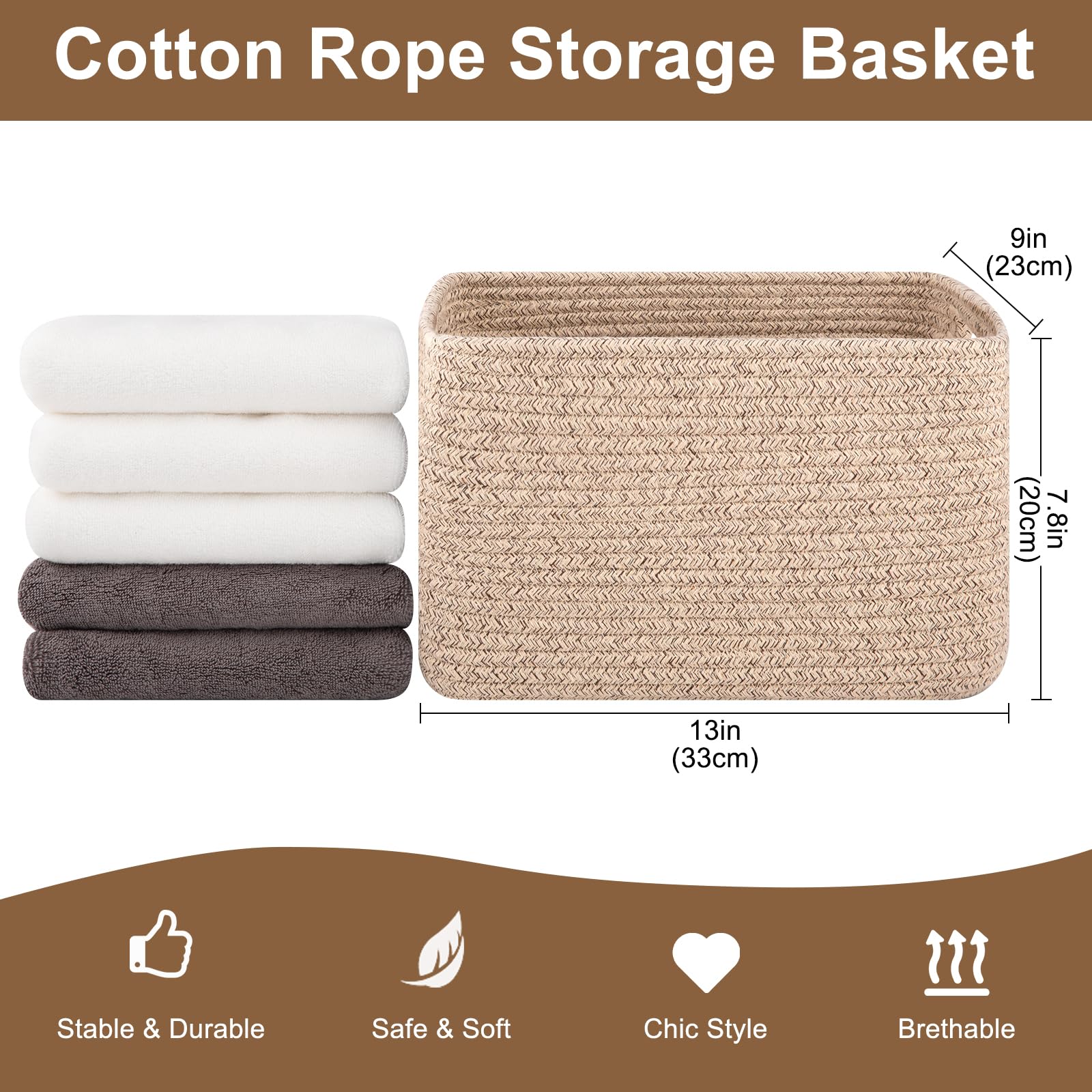 oiasket storage-basket-open-top reveals roomy interior for organizing books, towels, and toys.