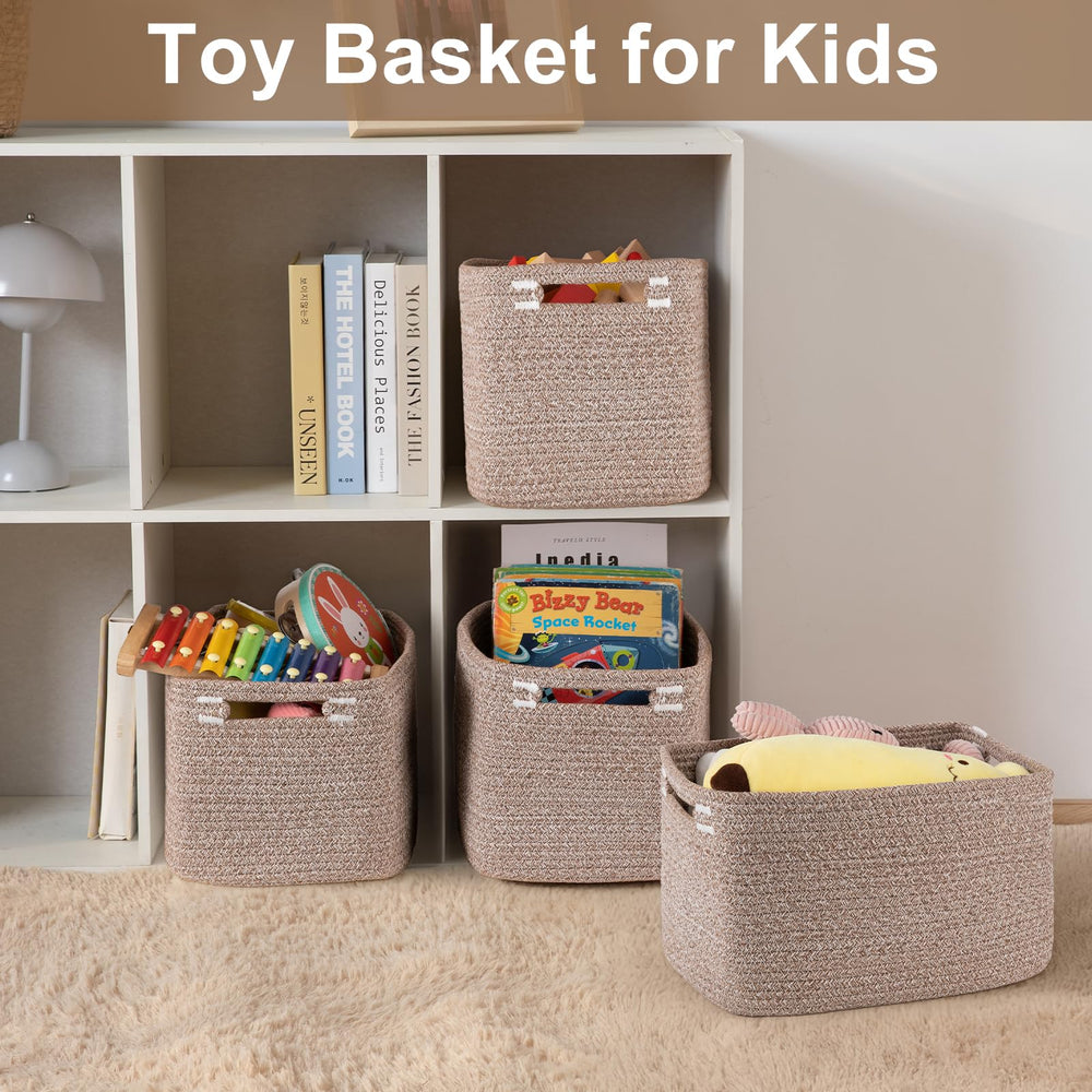 OIASKET storage baskets folded-flat-storage demonstrates easy packing and compact storage when not in use