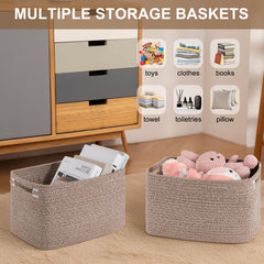 OIASKET storage baskets organizing-living-room showcases multiuse design for shelves and cabinets