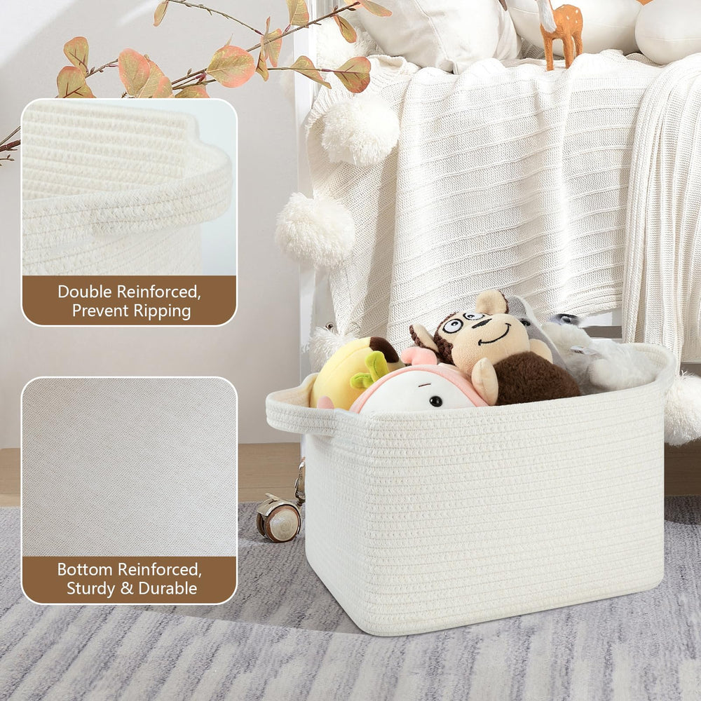 OIASKET storage baskets woven texture closeup showcases durable, decorative organization.