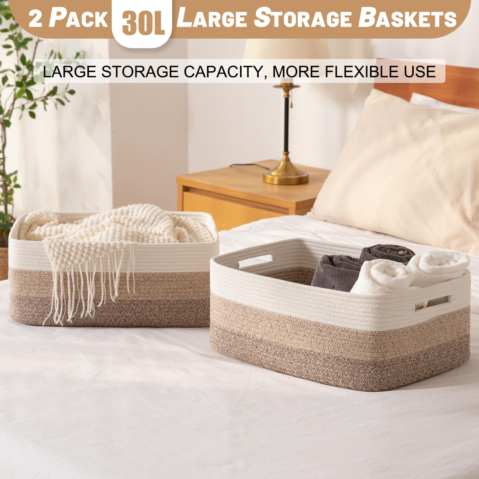OIASKET toy bin basket keeps playroom organized and toys accessible