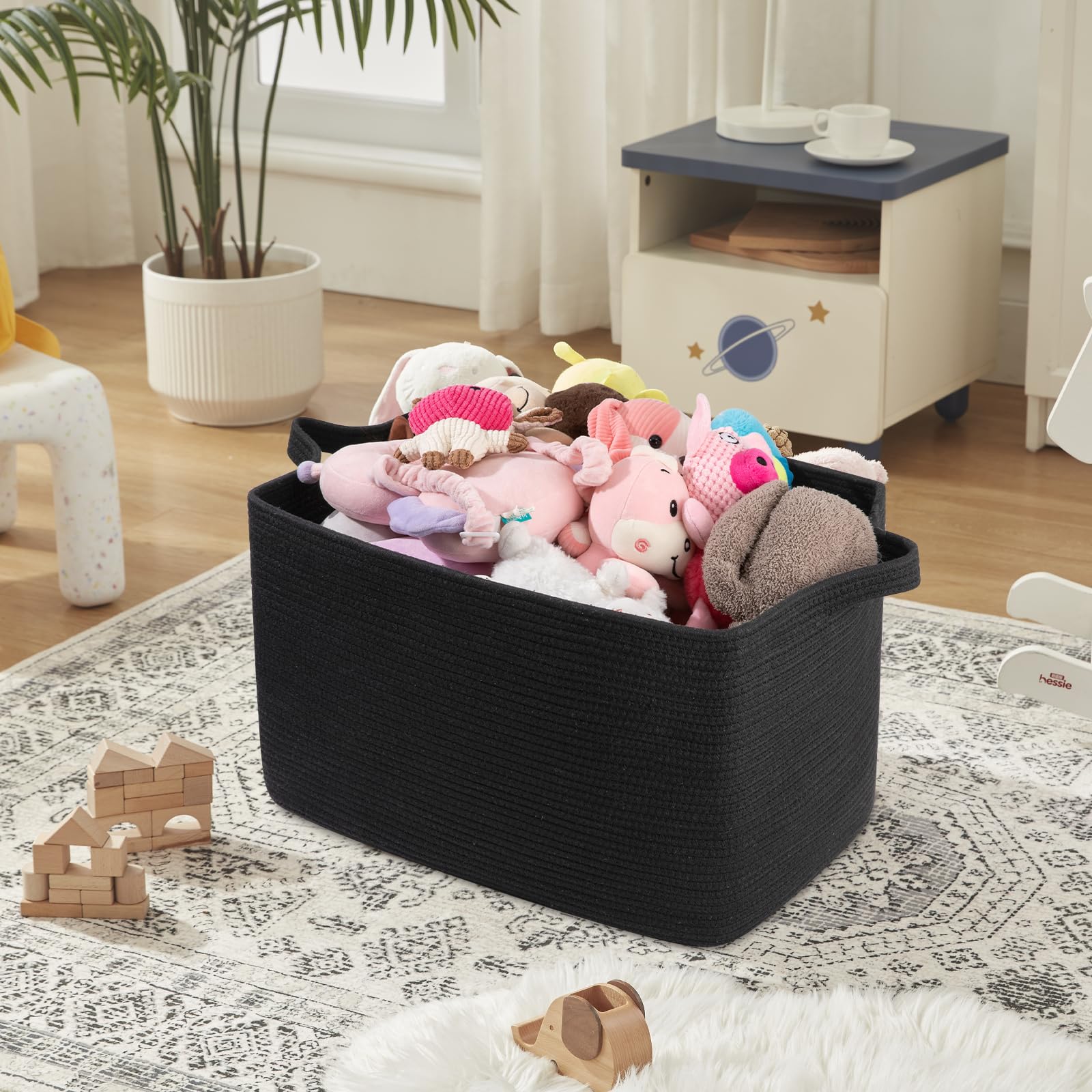OIASKET toy storage basket nursery use for tidy toy organization