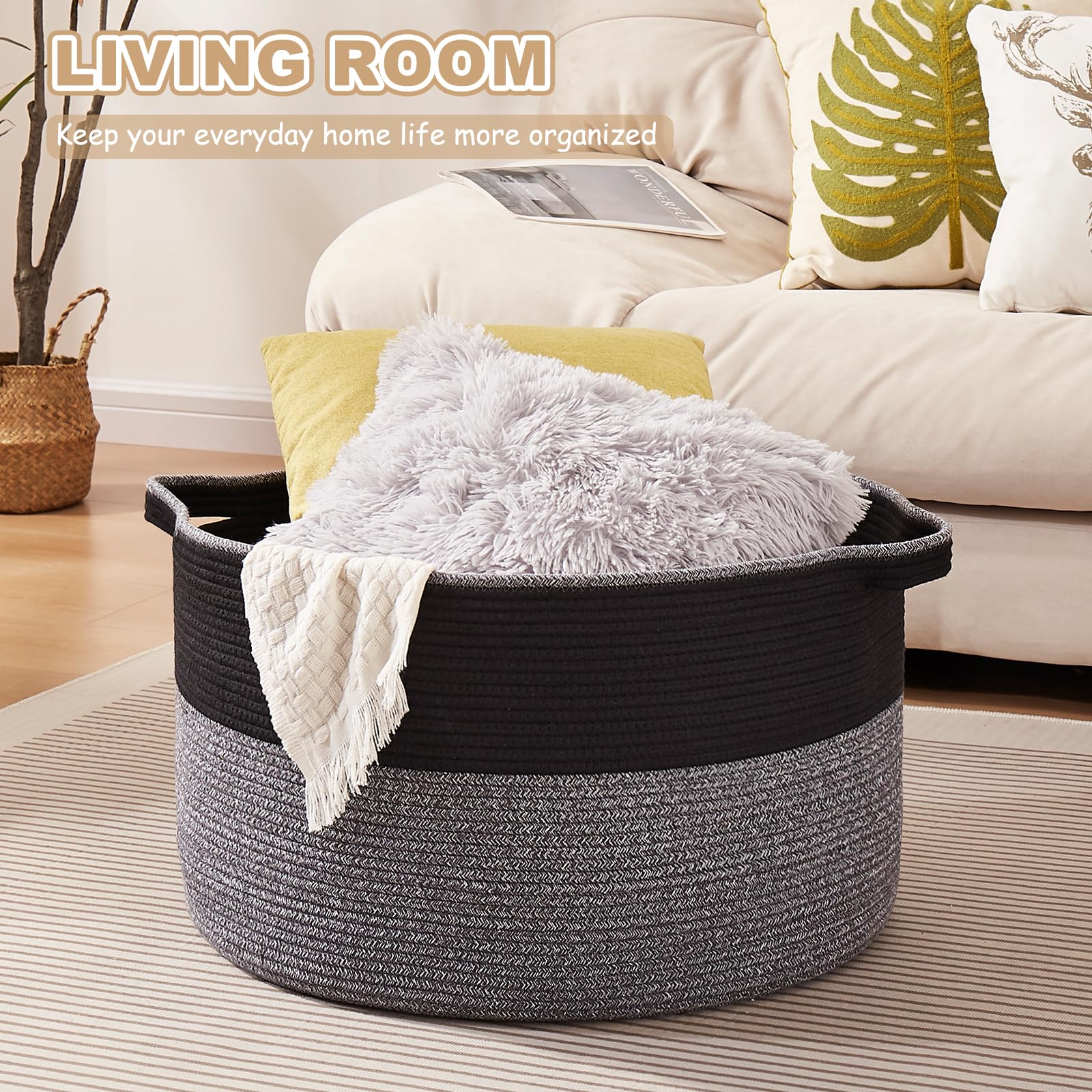 OIASKET toy storage basket in a nursery—keeps toys organized within reach