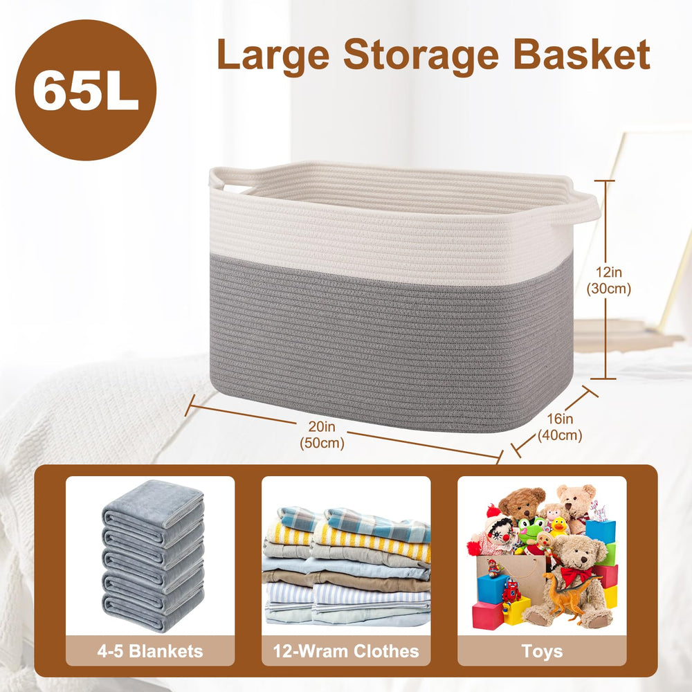 OIASKET toy storage bin suited for kids rooms with easy access