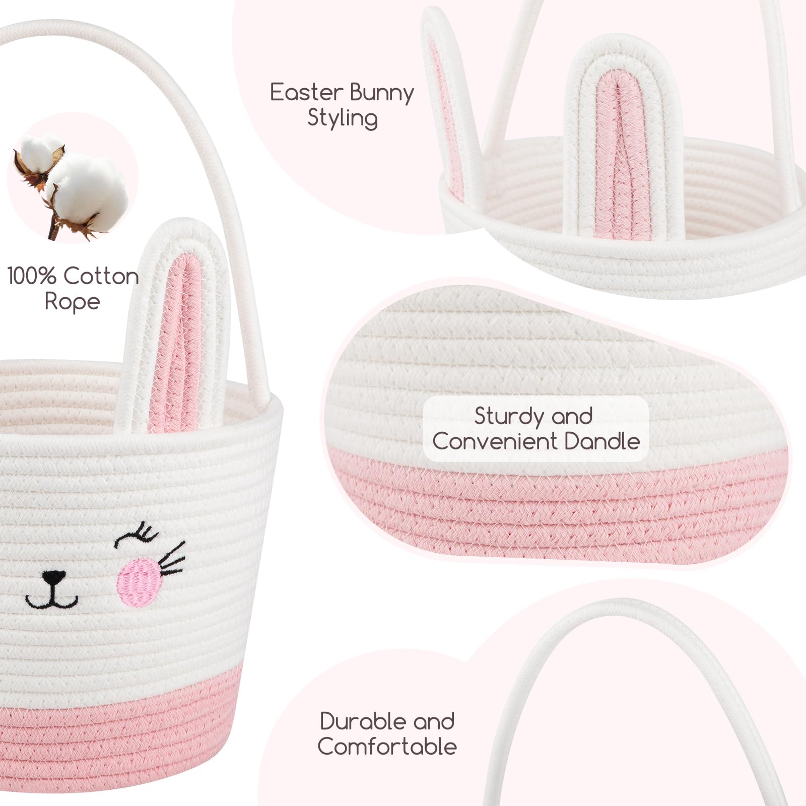 OIASKET versatile Easter bucket doubles as decor and toy storage.