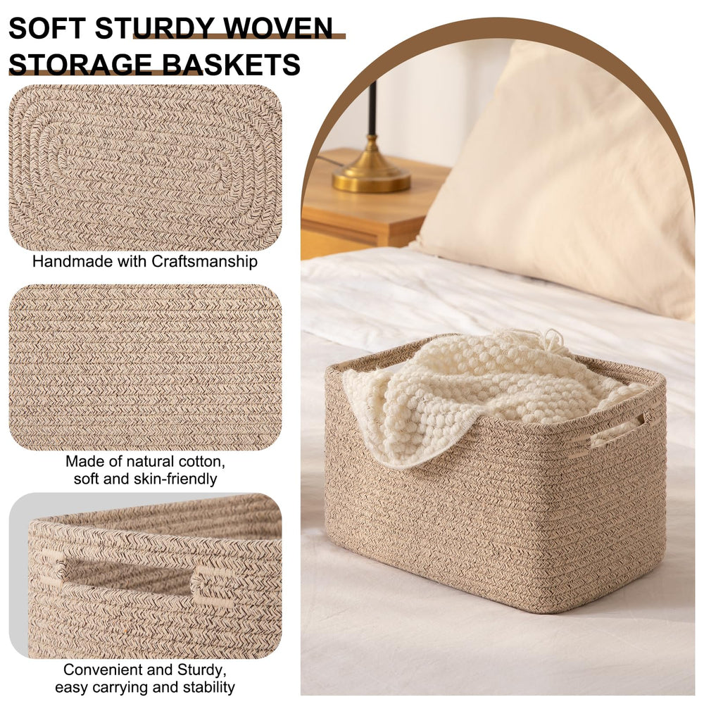 oiasket woven-basket-closeup shows soft texture and sturdy handles for easy carrying.