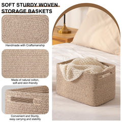 oiasket woven-basket-closeup shows soft texture and sturdy handles for easy carrying.