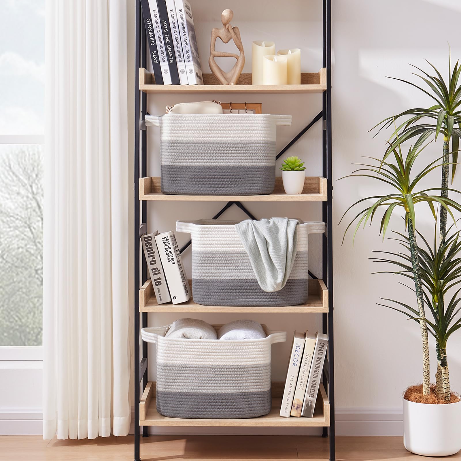 OIASKET woven baskets for toy storage and playroom organization