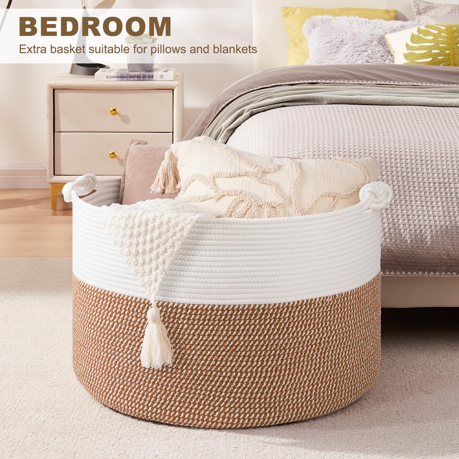 OIASKET XXL basket folded flat, easy storage when not in use.
