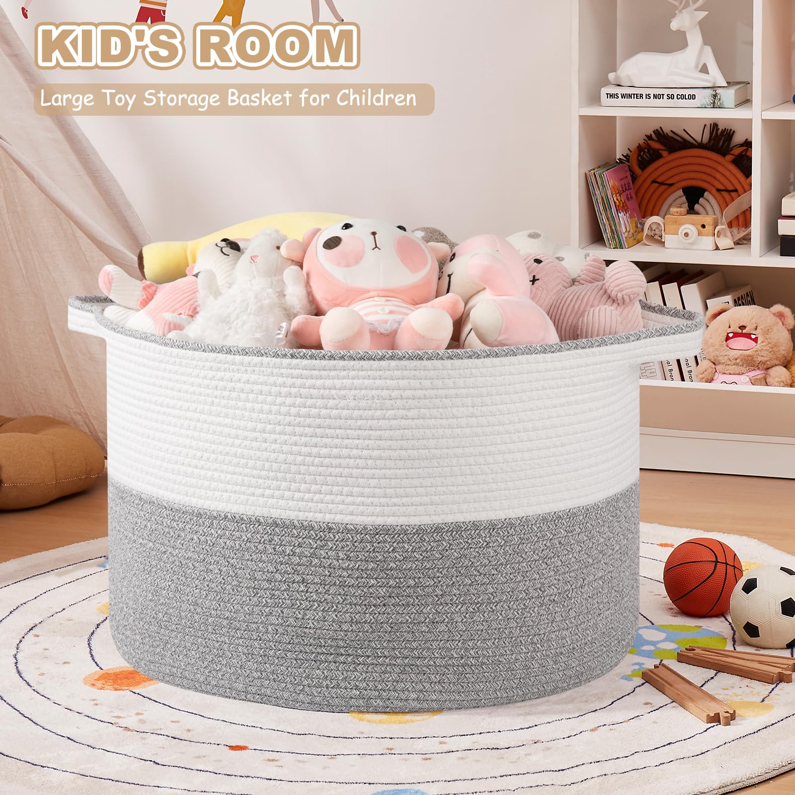 OIASKET XXL folded flat for compact storage when not in use