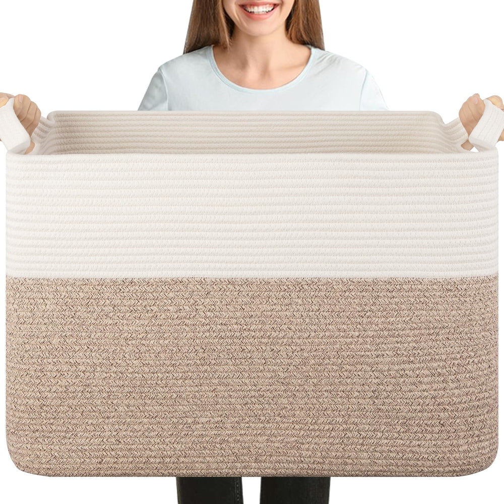 OIASKET XXXL Supre Large Basket stores blankets for quick access and neat living space
