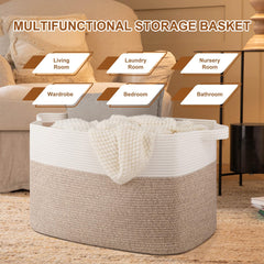 OIASKET XXXL Supre Large Basket cradles pillows while keeping living spaces organized
