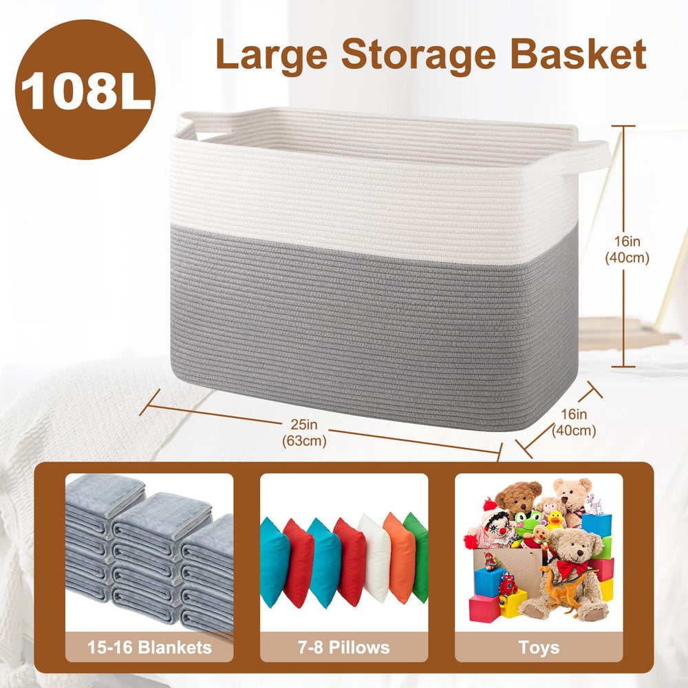 OIASKET XXXL basket in nursery used for toy and clothing storage