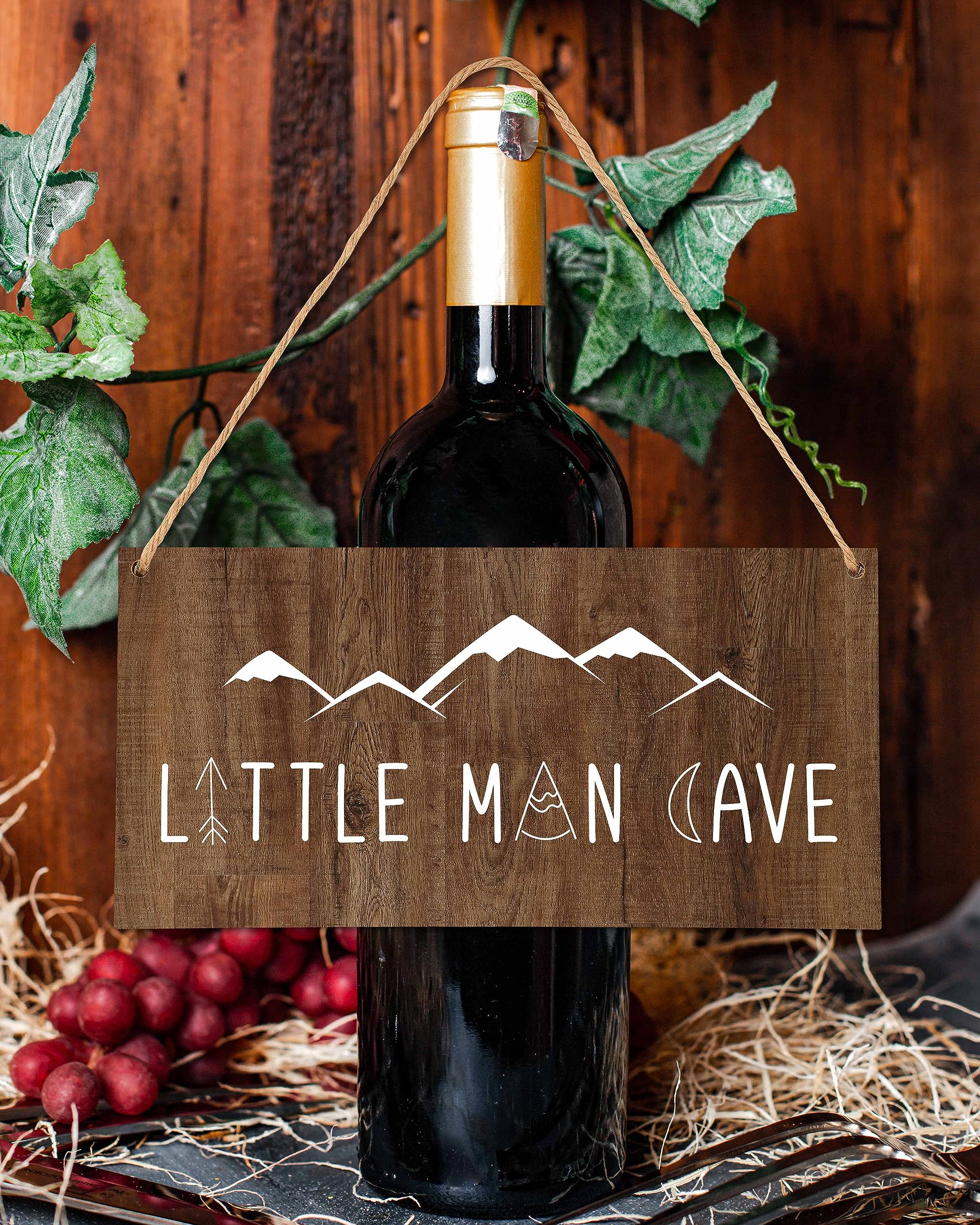 OICPYD Little Man Cave nursery decor adds whimsy to a toddler boys room ambiance.