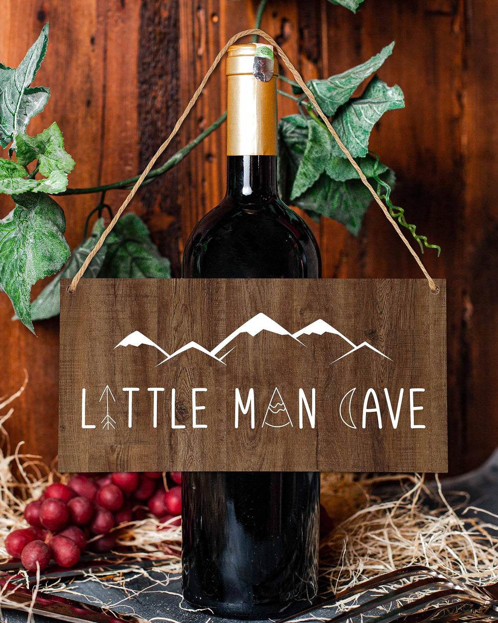 OICPYD Little Man Cave nursery decor adds whimsy to a toddler boys room ambiance.