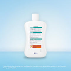 Oilatum Junior Bath Formula 300ml on-shelf display for family bath routine.