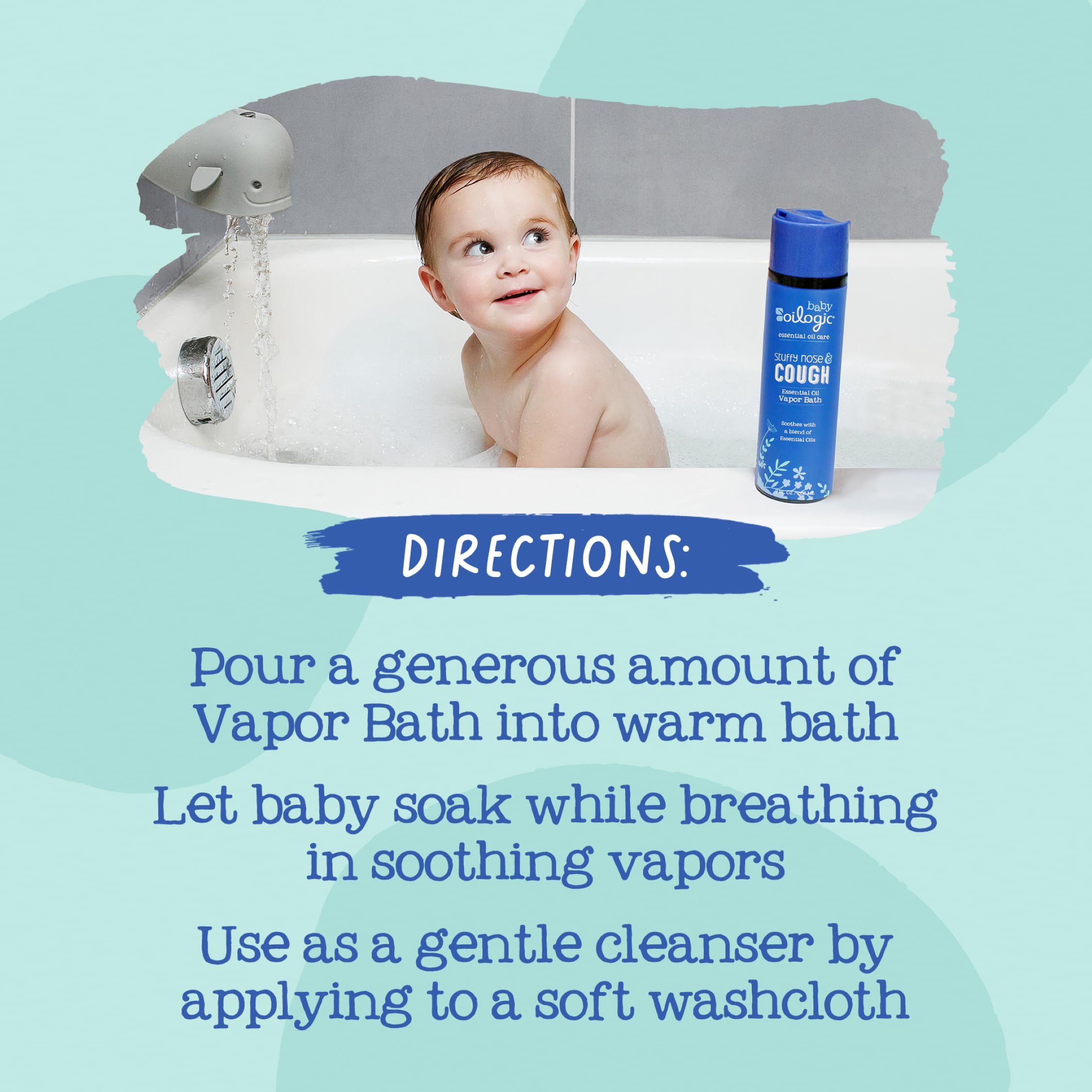 Oilogic Pediatrician Tested and Dermatologist Tested seals on the package