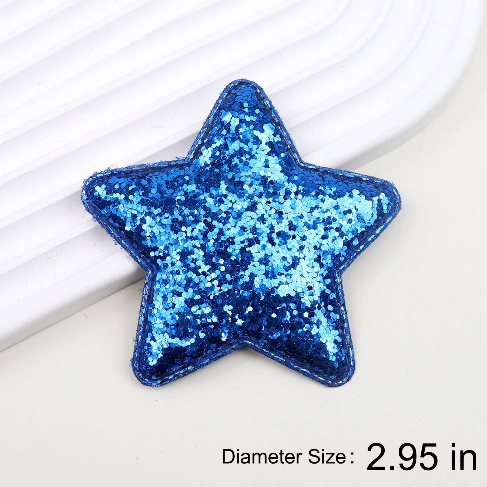 OIUUBBII blue star clip adds patriotic flair for celebrations and daily wear.