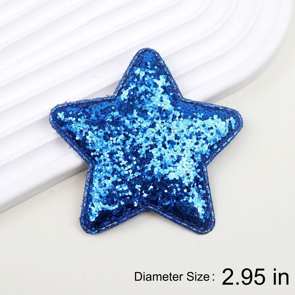 OIUUBBII blue star clip adds patriotic flair for celebrations and daily wear.