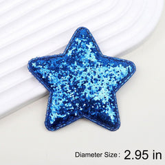 OIUUBBII blue star clip adds patriotic flair for celebrations and daily wear.