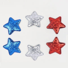 OIUUBBII Independence Day red star clip for festive styling and parade-ready looks.