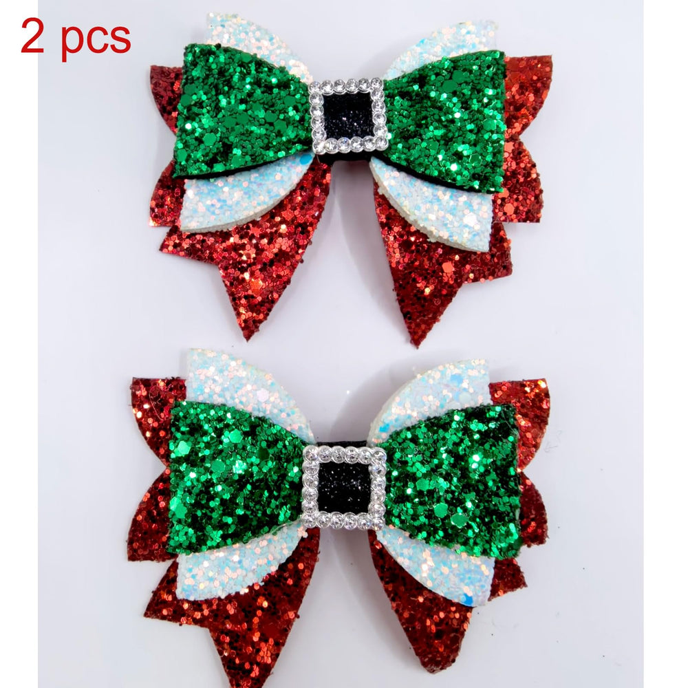 OIUUBBII gift-ready clip enhances festive outfits for daughters.