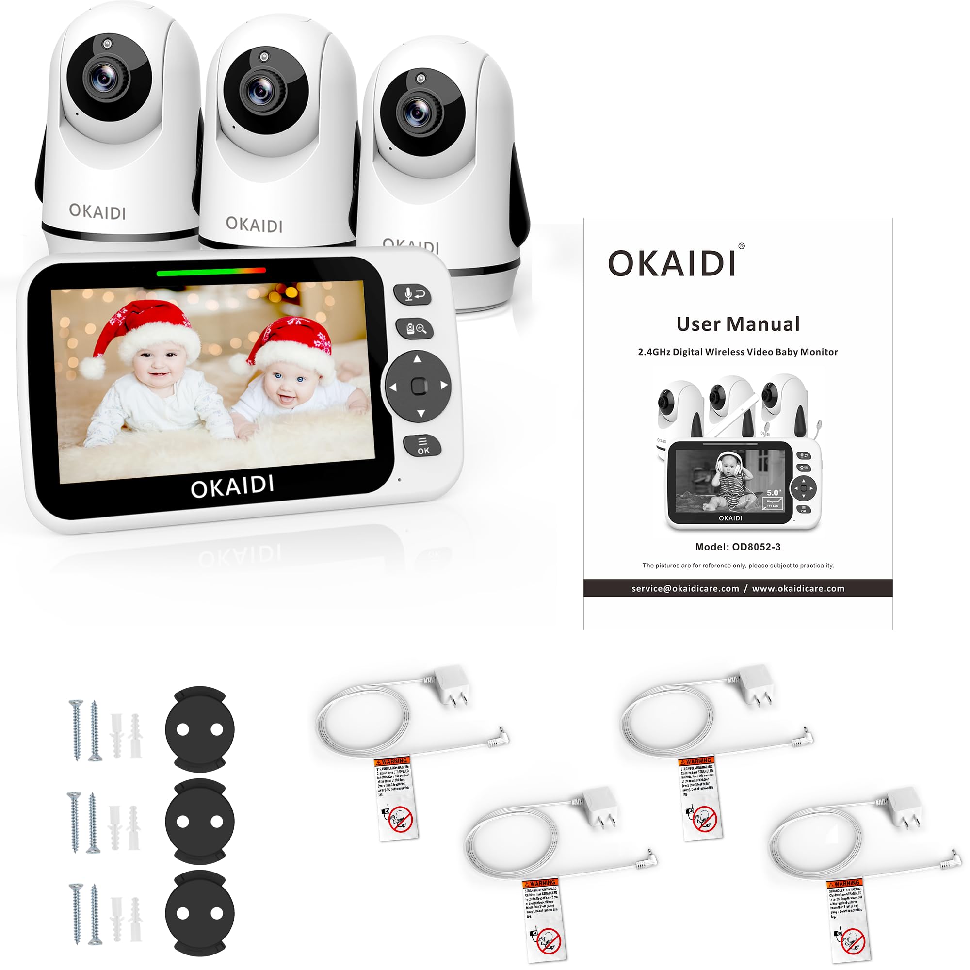 OKAIDI 3500mAh battery life allows long offline use without frequent charging.