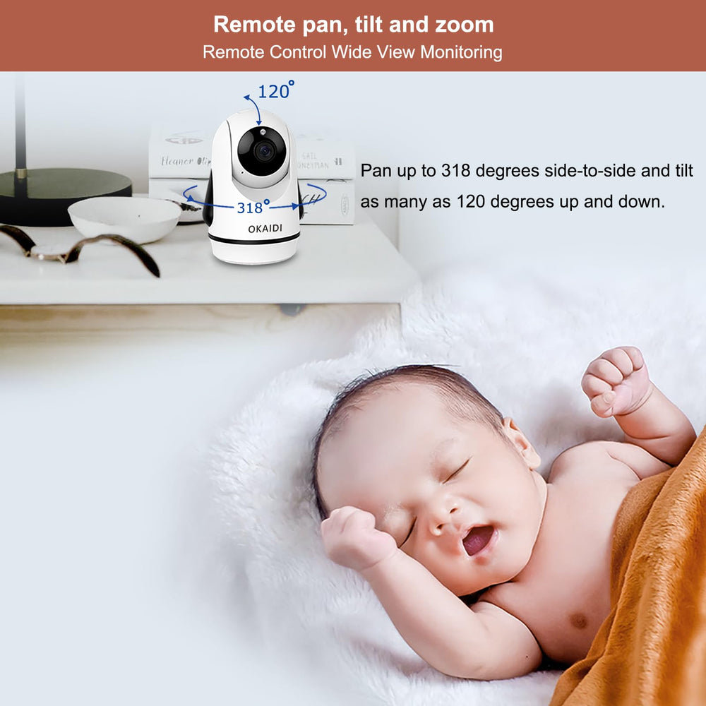 OKAIDI room temperature alert helps parents monitor nursery conditions.