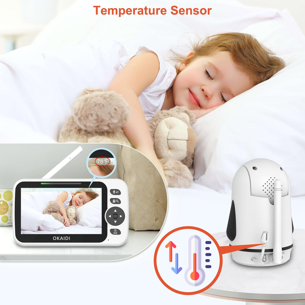 OKAIDI room temperature detection helps monitor nursery conditions.