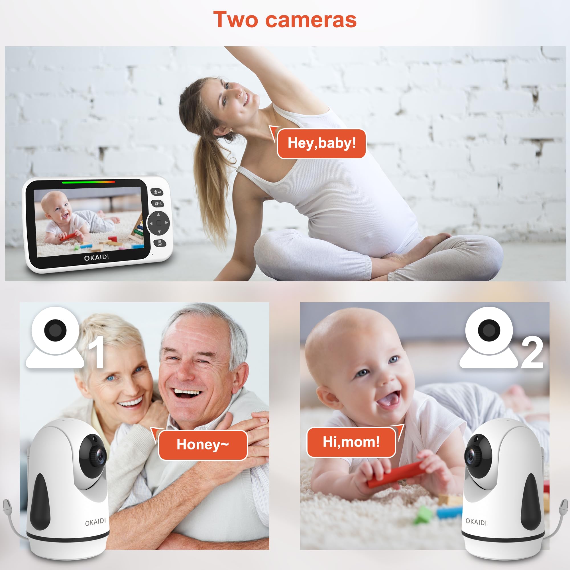 OKAIDI secure 2.4GHz FHSS link keeps footage private without WiFi.