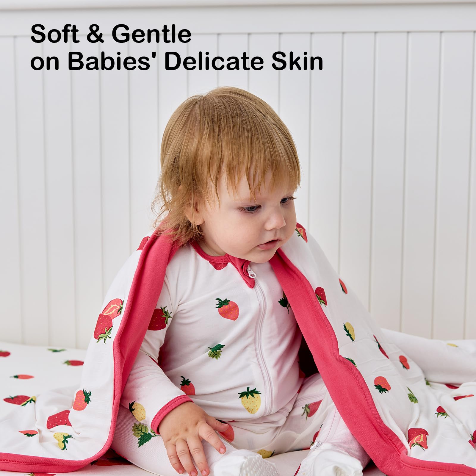 Okayinn BubblePanda bamboo blanket durable stitching ensures long lasting machine washable use