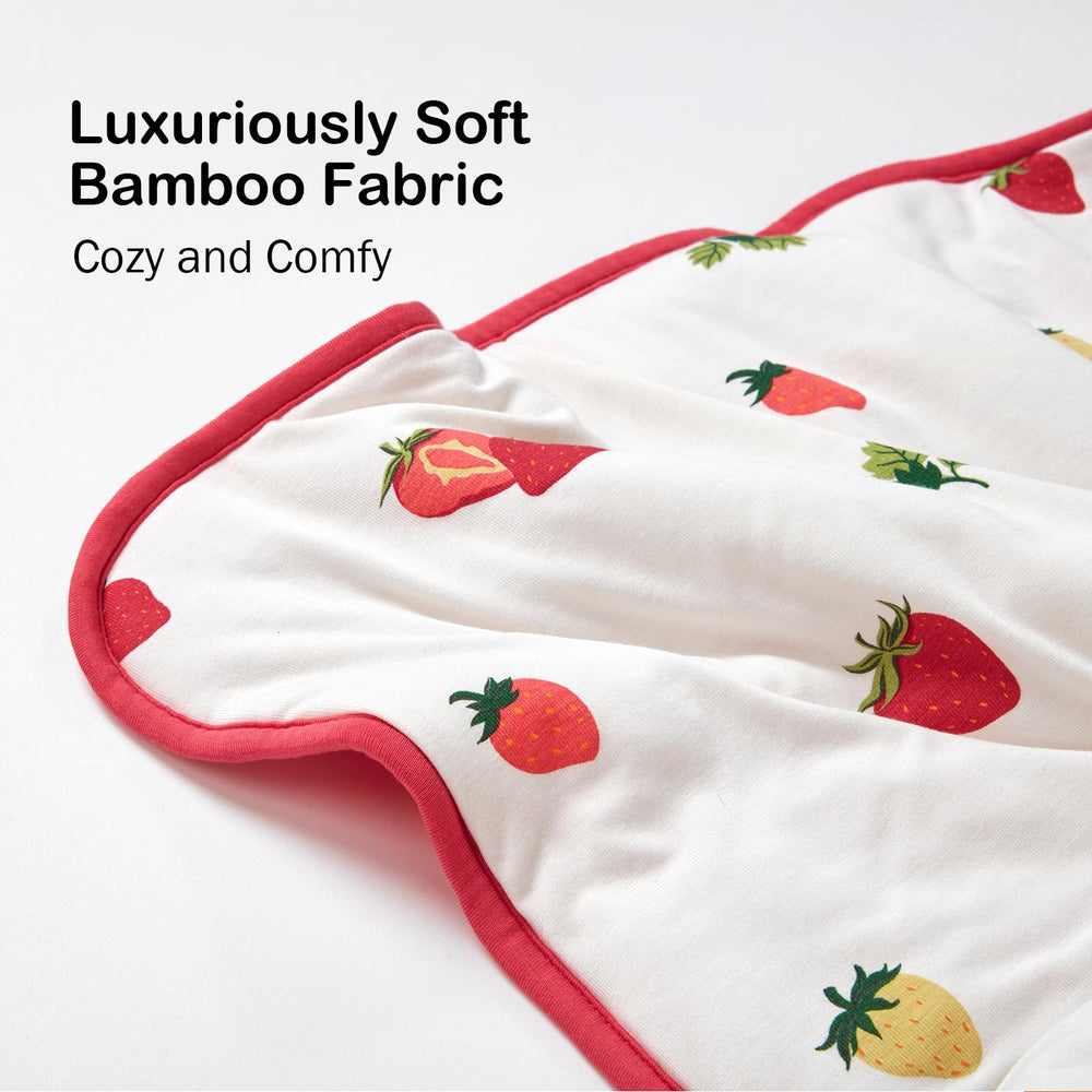 Okayinn BubblePanda bamboo blanket nursery crib setup for safe soft daytime naps