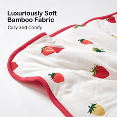 Okayinn BubblePanda bamboo blanket nursery crib setup for safe soft daytime naps
