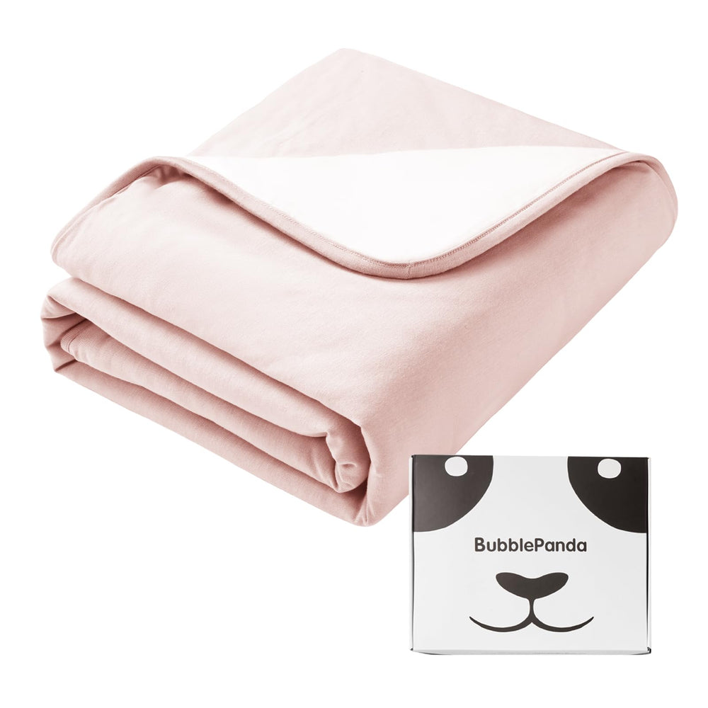 Okayinn BubblePanda bamboo blanket close-up showcasing buttery softness