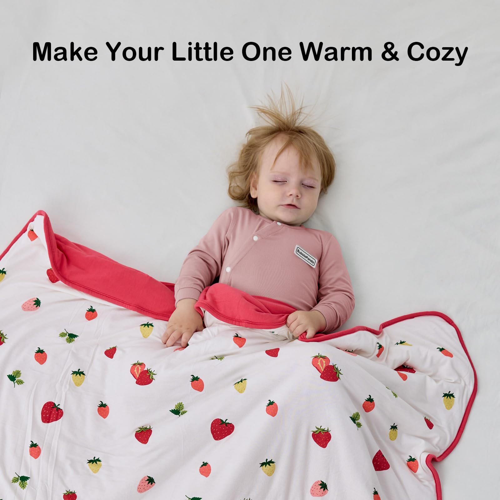 Okayinn BubblePanda bamboo blanket tummy time mat offers gentle comfort