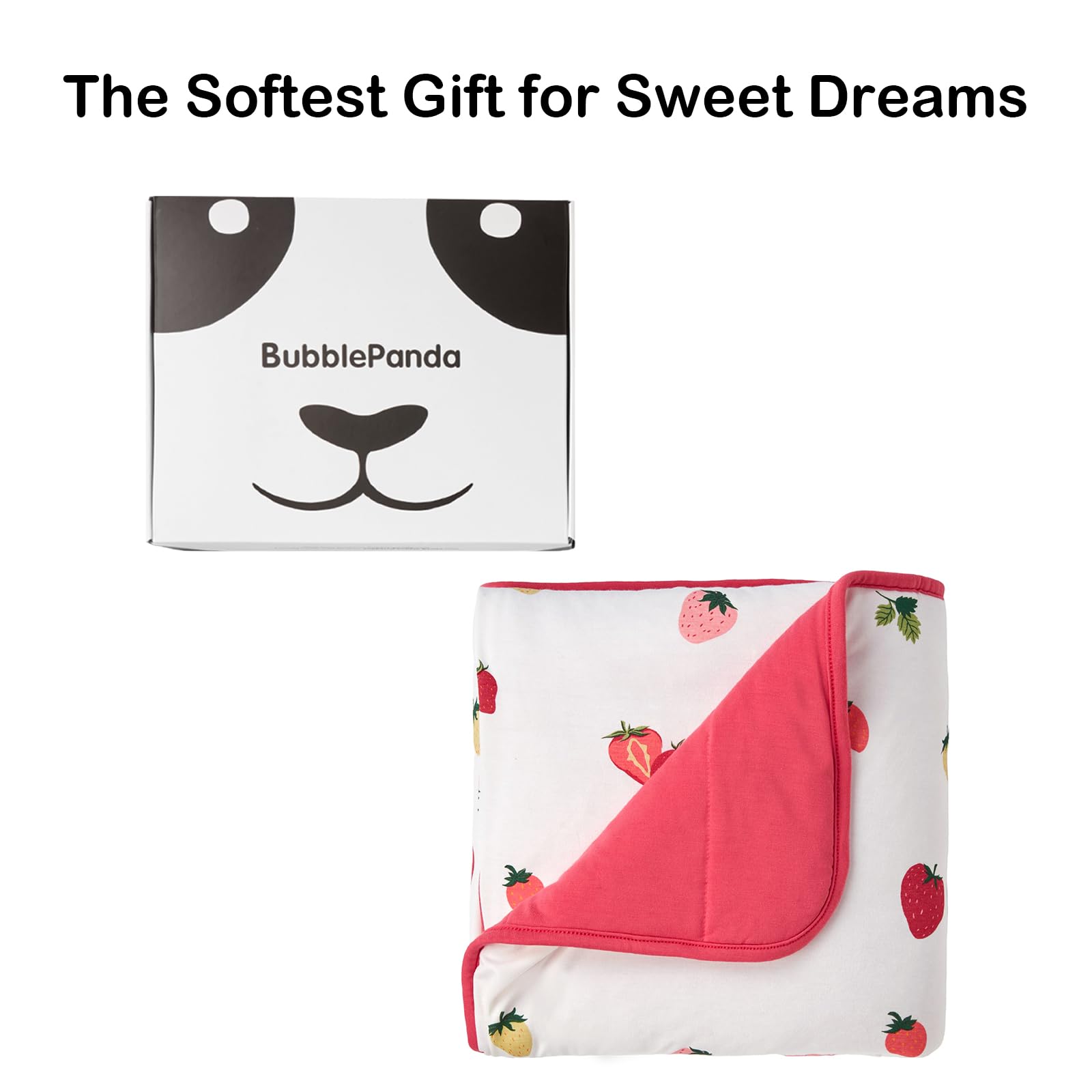 Okayinn BubblePanda bamboo blanket unisex design suits baby boys and girls