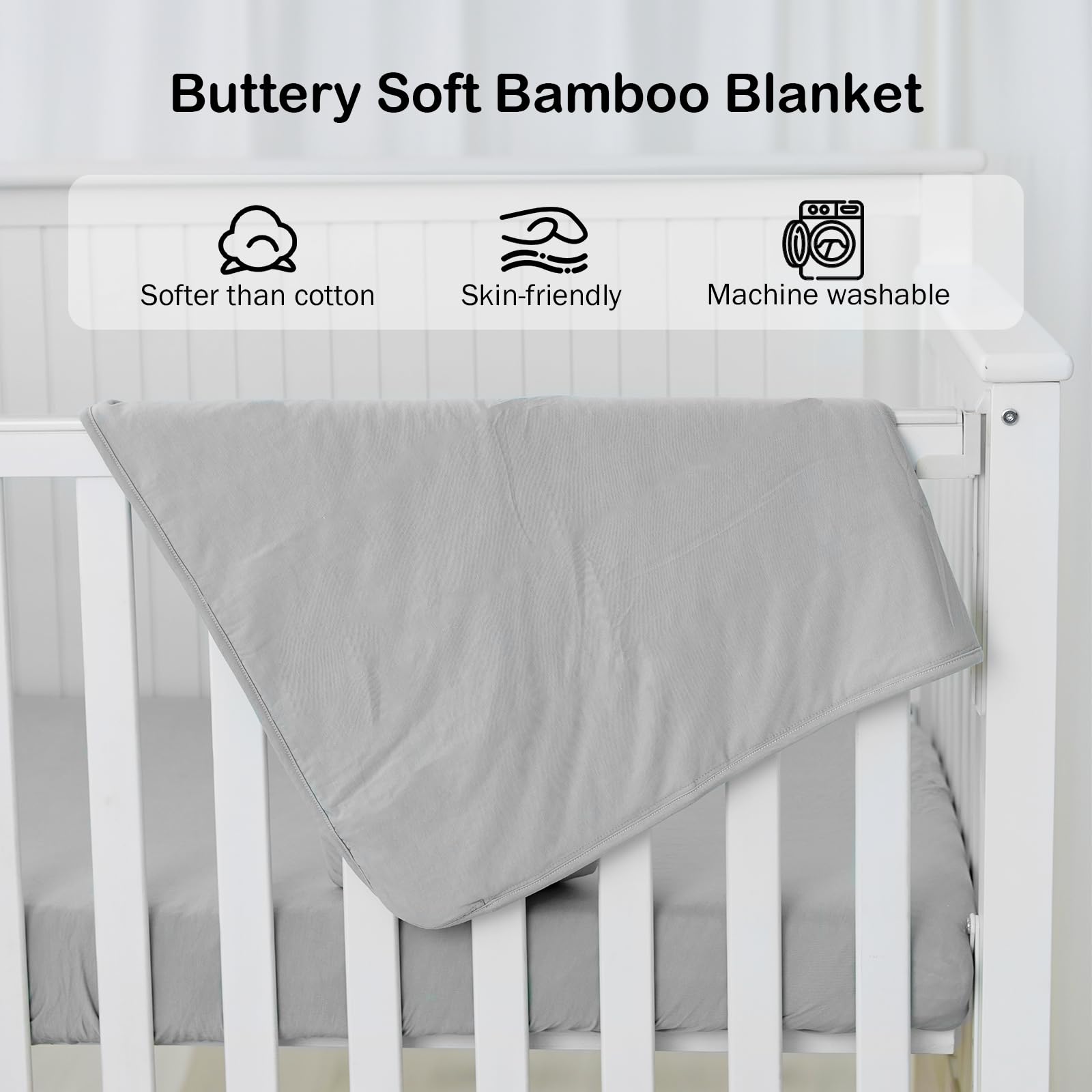 Okayinn BubblePanda breathable bamboo fabric delivers moisture-wicking warmth for naps and play.