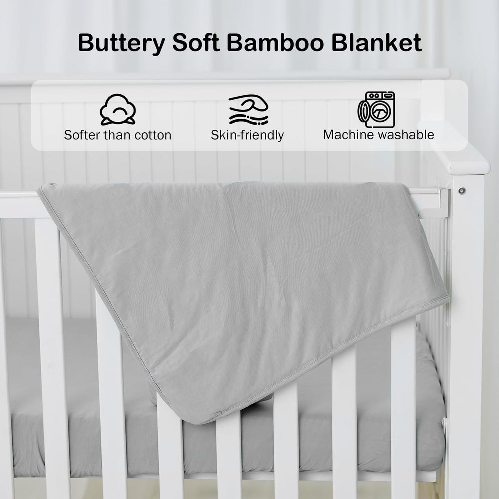 Okayinn BubblePanda breathable bamboo fabric delivers moisture-wicking warmth for naps and play.