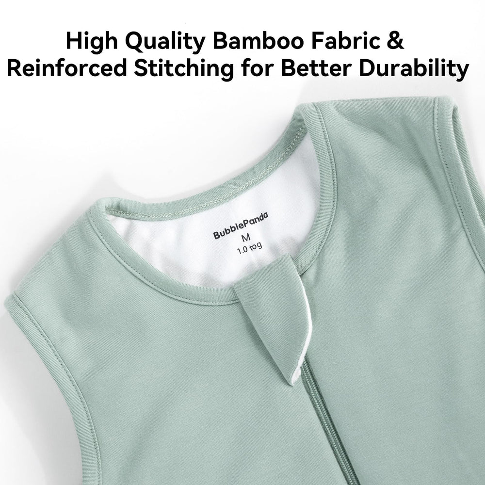 Okayinn BubblePanda sleep sack safety neckline reduces loose fabric risk.