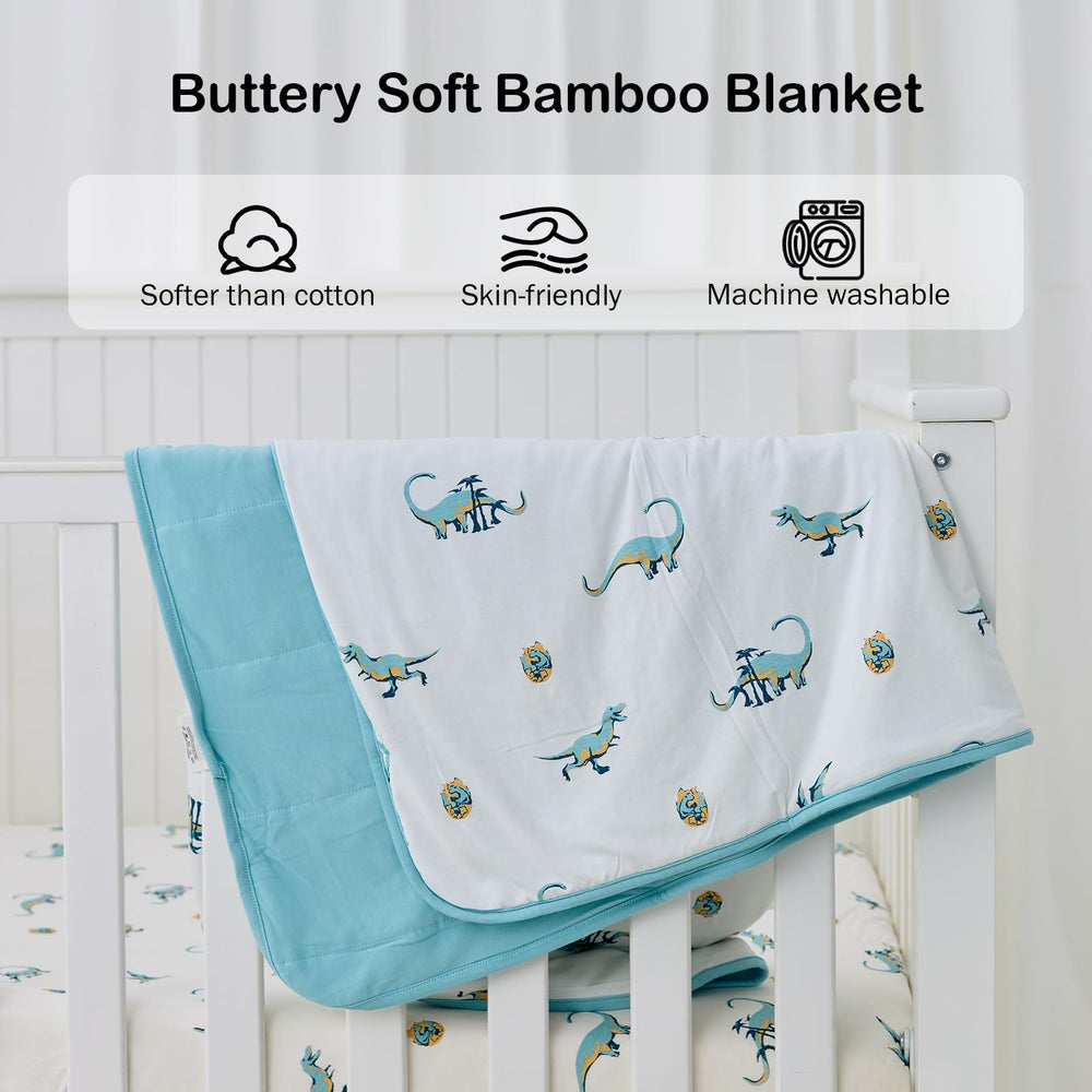 Okayinn BubblePanda fabric close-up shows bamboo rayon blend for exceptionally soft, breathable feel.