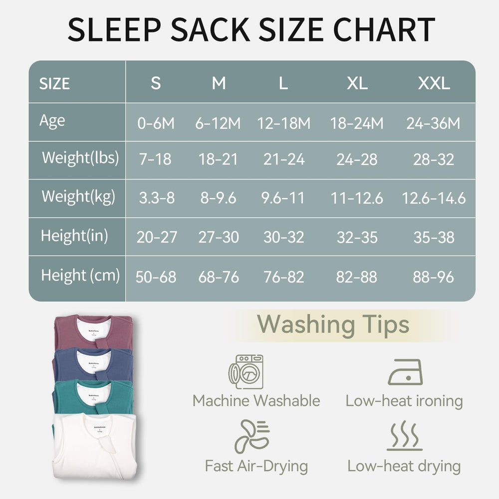 Okayinn BubblePanda sleep sack ready for year-round use in cozy bedtime scenes.
