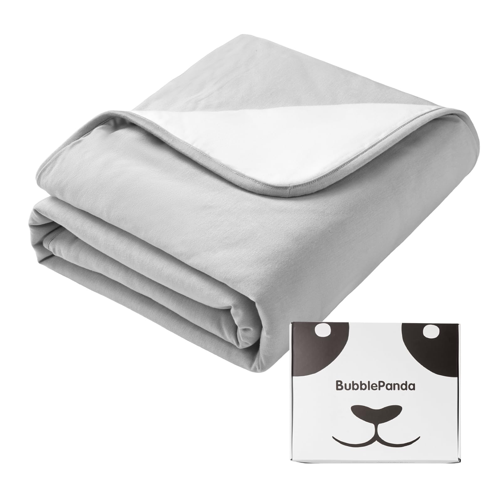 Okayinn BubblePanda rayon bamboo blanket offers soft skin-friendly comfort for babies.