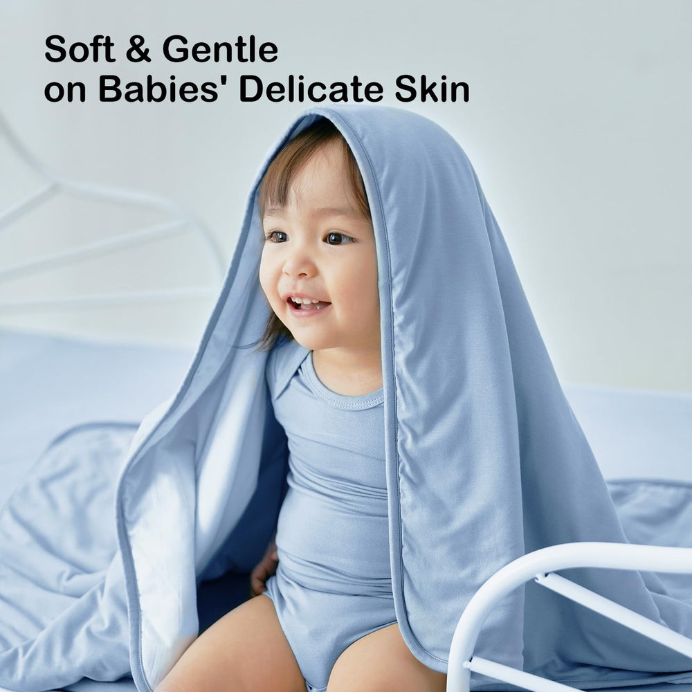 Okayinn BubblePanda rayon blanket durable stitching ensures lasting washes.