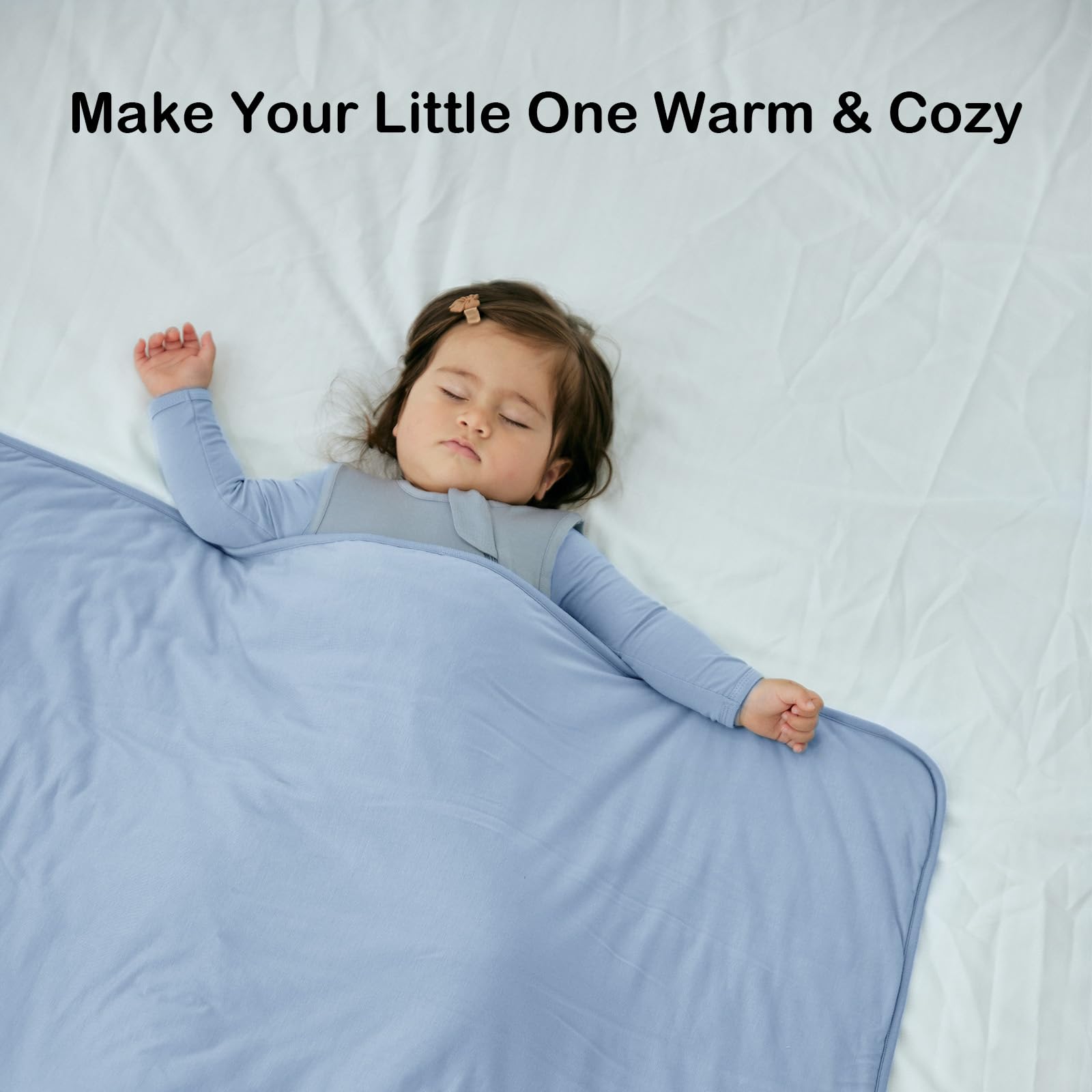 Okayinn BubblePanda rayon blanket folded layout highlights compact storage and gift-ready presentation.