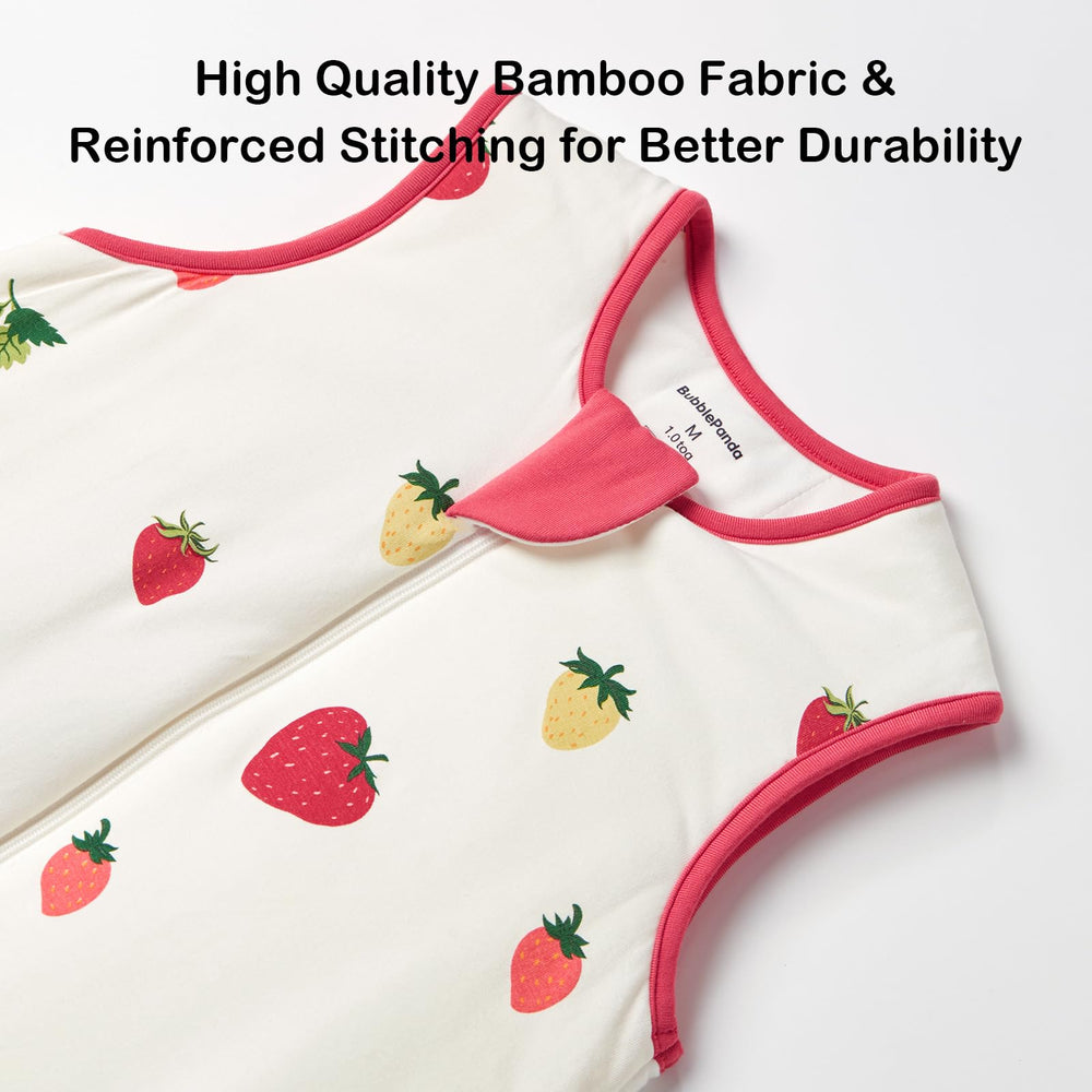 Okayinn BubblePanda sleep sack durable stitching ensures long-lasting use.