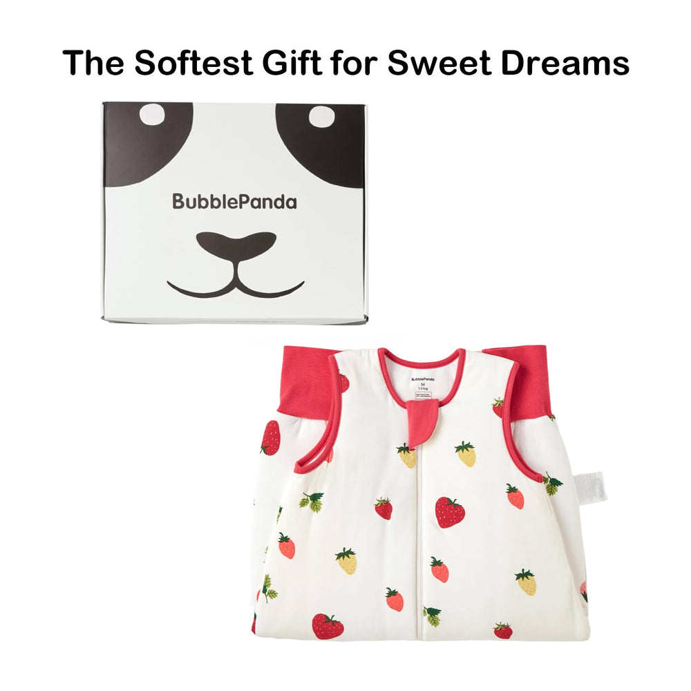 Okayinn BubblePanda sleep sack zipper protector detail prevents skin scratches.